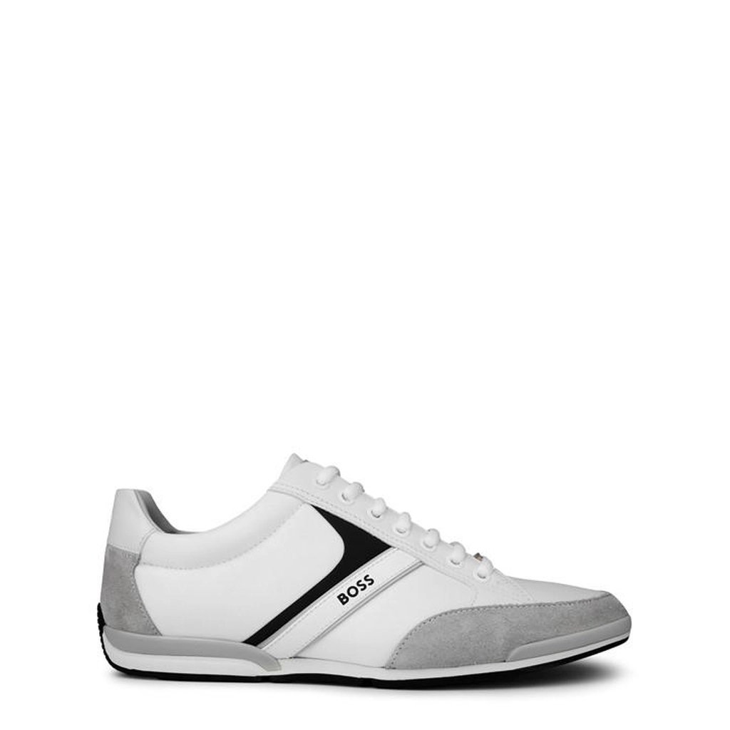 Hugo Boss Men's Saturn Low-Top Trainers - White